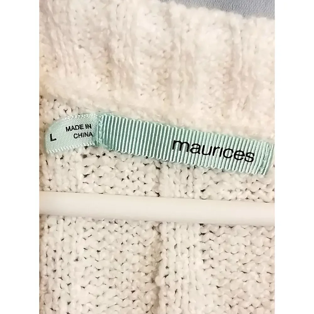 Maurices  white pullover sweater